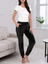 Damen Fleece Thermo Jogginghose | Warme Winterhose mit Taschen